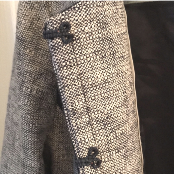 🎈J. Crew lined suit jacket, size 10. Navy and grey. - Picture 6 of 10